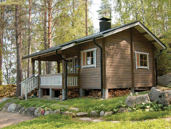 финские дома из бруса