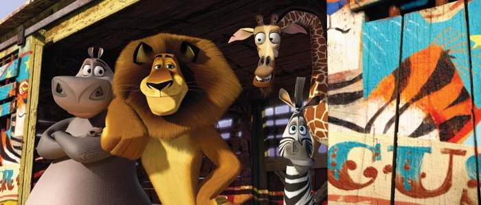 Мадагаскар 3, кадры из мультфильма